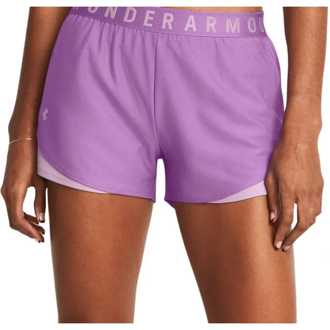 Dámské kraťasy Under Armour Play Up Short 3.0 - fialové