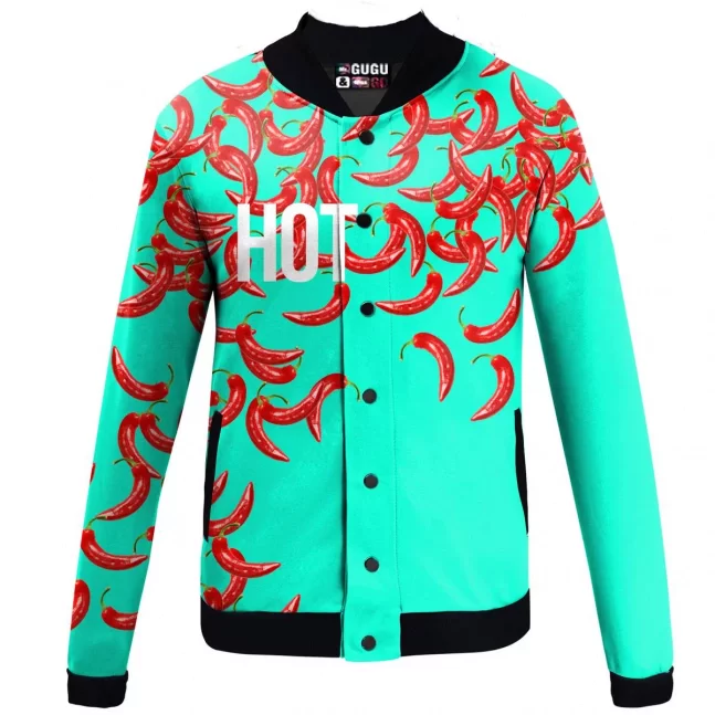 Baseball Jacket Hot Chili