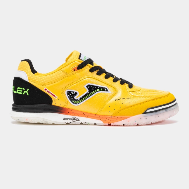 Pánské sálovky Joma TopFlex Rebound 2528 Fluor Saffron Indoor