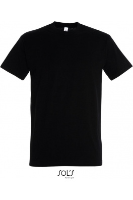 Pánské tričko SOLS Imperial - černé