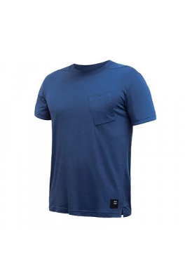SENSOR MERINO AIR traveller pánské triko kr.rukáv tm.modrá velikost L