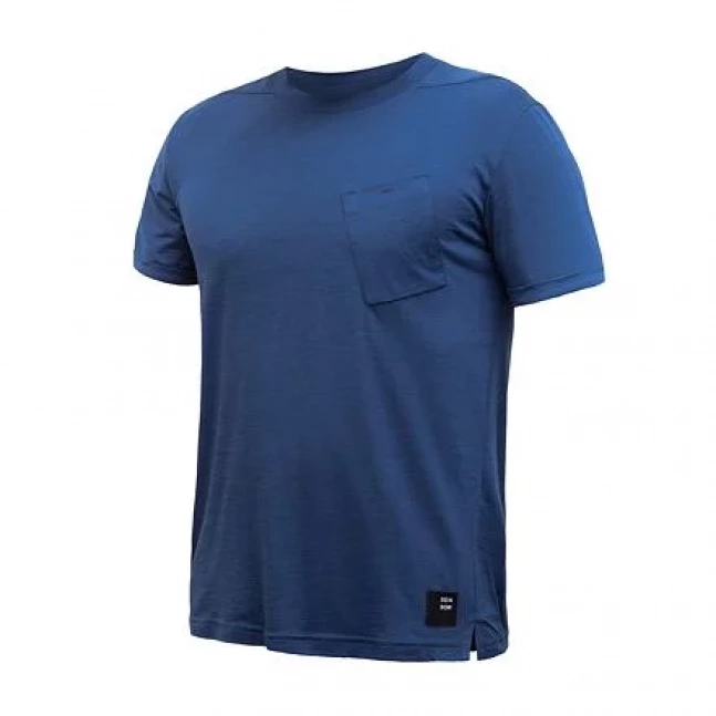 SENSOR MERINO AIR traveller pánské triko kr.rukáv tm.modrá velikost L