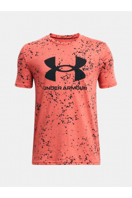 Chlapecké tričko Under Armour SPORSTYLE LOGO AOP SS