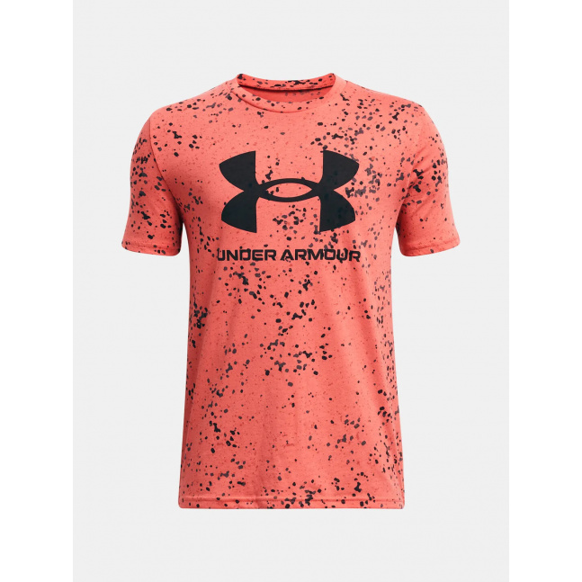 Chlapecké tričko Under Armour SPORSTYLE LOGO AOP SS