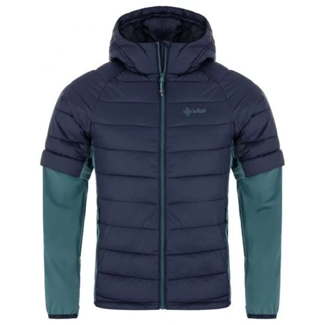 Pánská zateplená hybridní bunda Kilpi VERONS-M tmavě zelená Pánská zateplená hybridní bunda Kilpi VERONS-M tmavě zelená