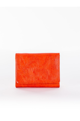 Dámská oranžová peněženka z ekologické kůže