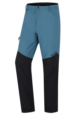Pánské softshellové kalhoty HUSKY Kavia M turquoise/black