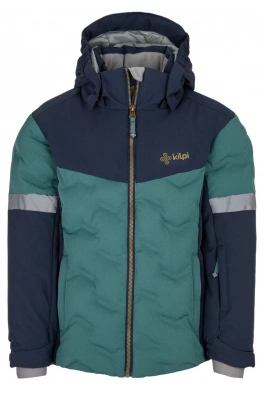 Chlapecká lyžařská bunda Kilpi TEDDY-JB tmavě zelená