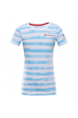 Dětské bavlněné triko ALPINE PRO WATERO ethereal blue
