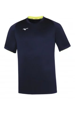 Core Short Sleeve Tee/Navy/Yellow Fluo