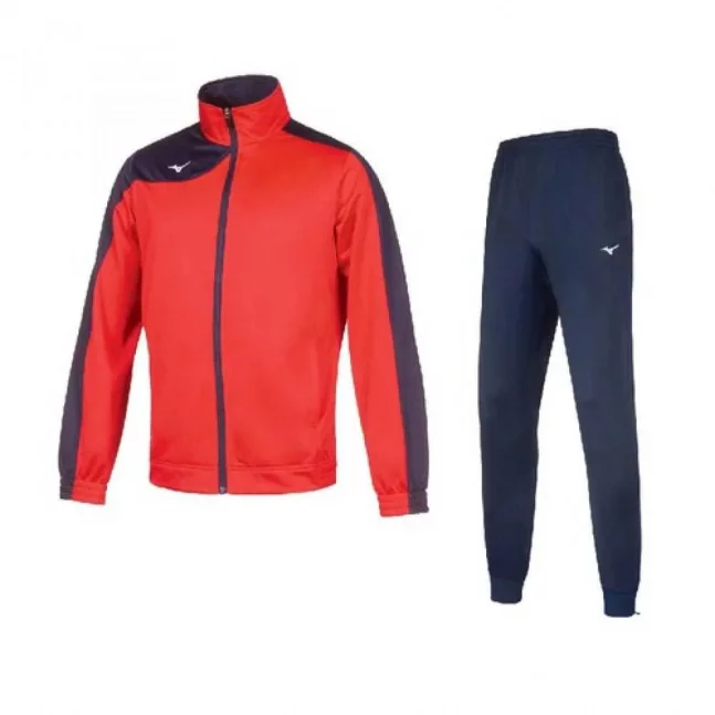 Men Knit Tracksuit(M)/Red/Navy