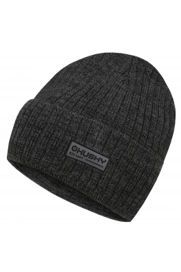 Unisex merino čepice Husky Mermel dark grey