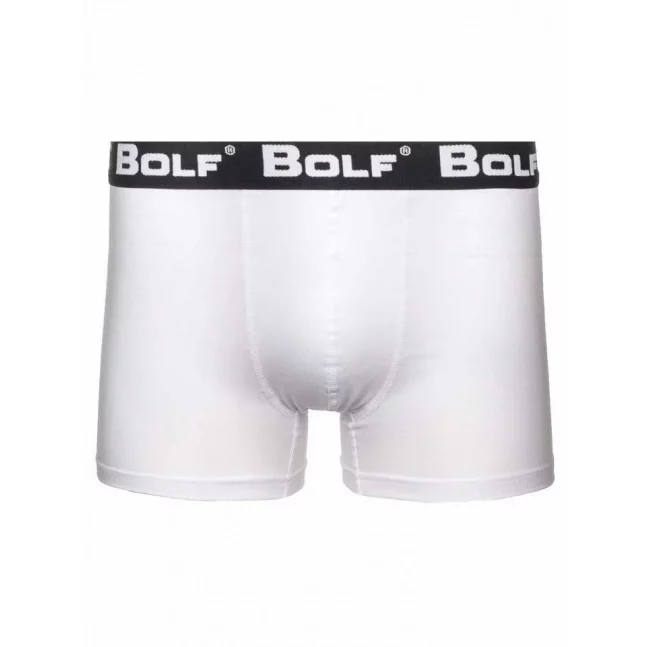 Stylové pánské boxerky Bolf 0953 - bílá,