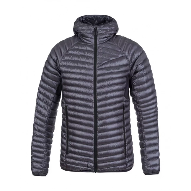 Pánská péřová bunda Hannah MIO HOODY asphalt