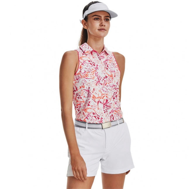 Dámské polo tričko bez rukávů Under Armour Iso-Chill Polo SL