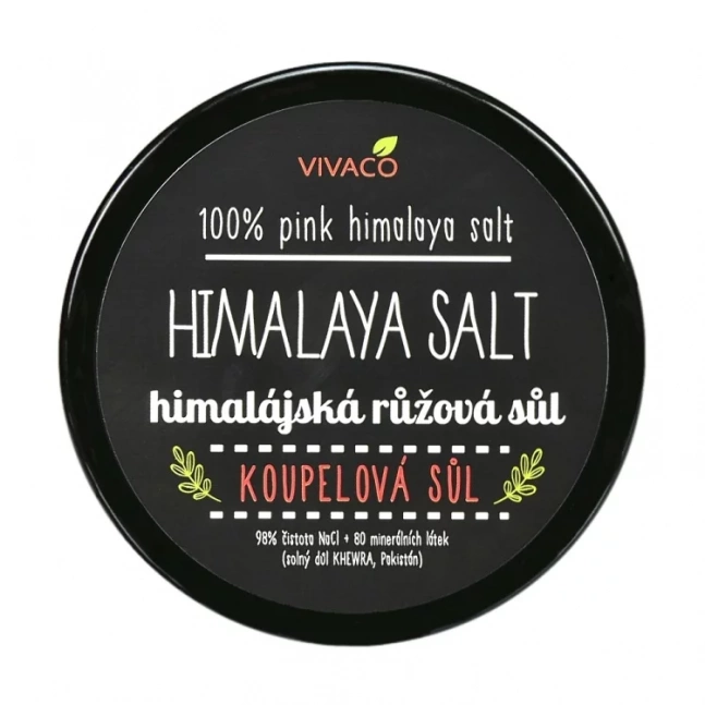 VIVACO Himalájská růžová sůl do koupele 100 g