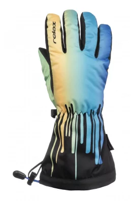 DĚTSKÉ LYŽAŘSKÉ RUKAVICE RELAX PUZZY RR15K blue