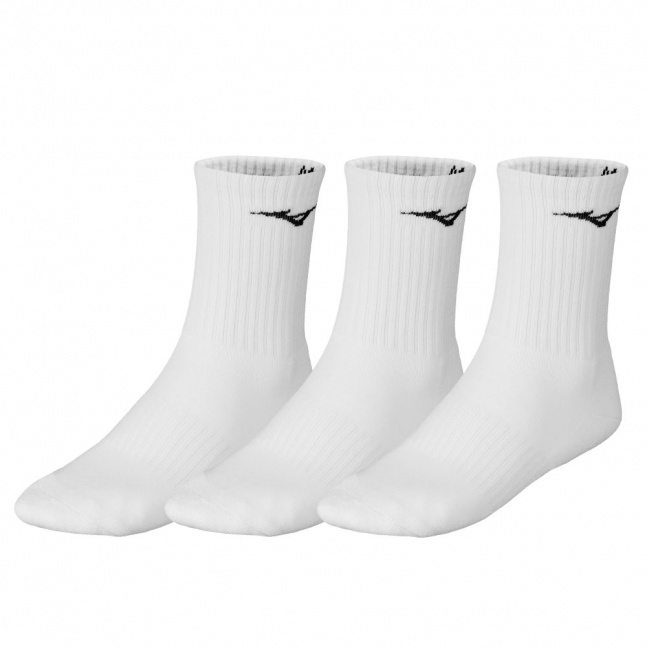 Běžecké ponožky Mizuno Training 3pack - bílé