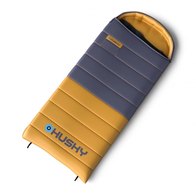 Péřový zimní spacák HUSKY Drafy blue/orange