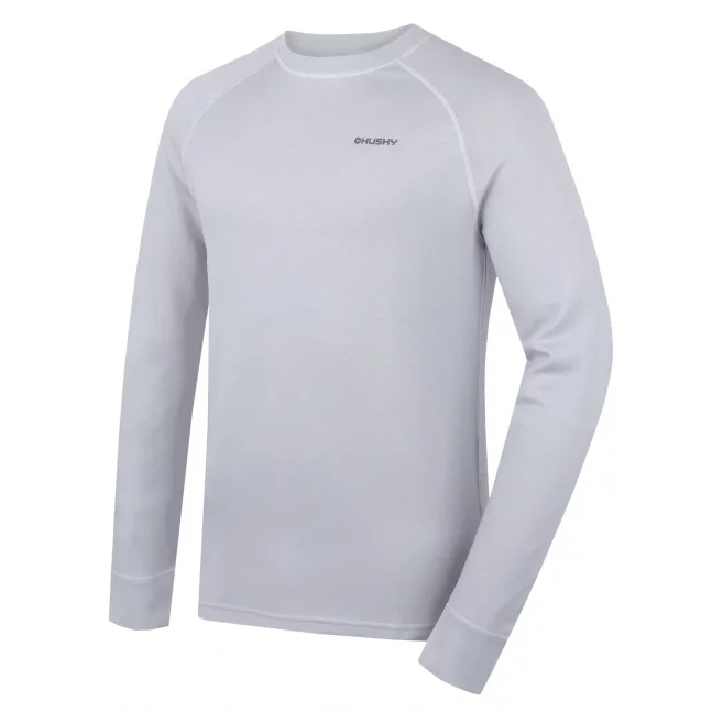 Pánská merino mikina HUSKY Aron M light grey