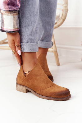 Women's Boots With Cutouts Camel Hillary