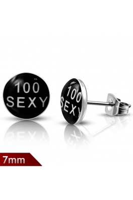 Naušnice z chirurgické oceli - 100 sexy