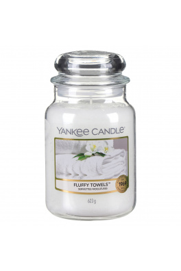 Yankee Candle Large Jar Fluffy Towels 623g