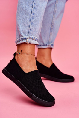 Dámské tenisky Slip-On Big Star - černé