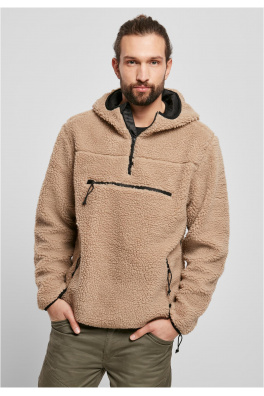 Teddyfleece Worker Pullover Jacket camel