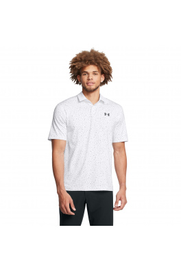 UA T2G Printed Polo-WHT