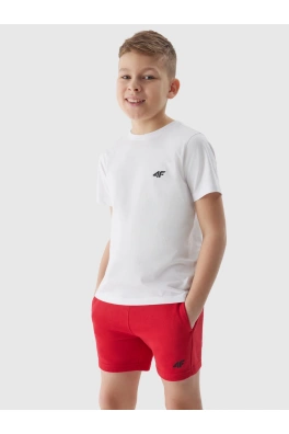 Chlapecké teplákové šortky 4F - červené