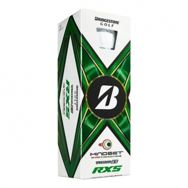 Golfové míče Bridgestone Tour B RXS Mindset Golf Balls 2024 3ks