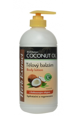 VIVACO Tělový balzám s kokosovým olejem HERB EXTRACT 500 ml