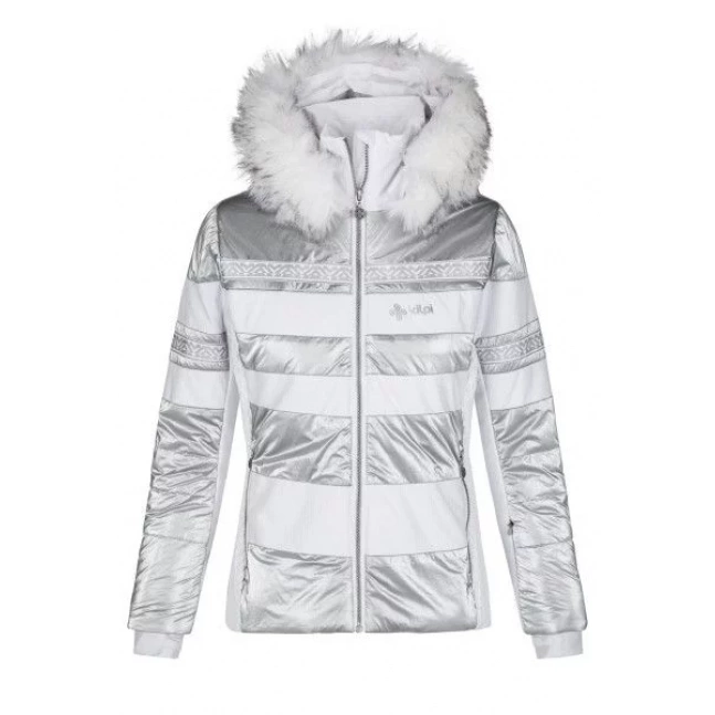 Dámská lyžařská bunda Kilpi DALILA-W bílá Dámská lyžařská bunda Kilpi DALILA-W bílá