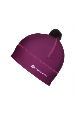 Funkční čepice s bambulí ALPINE PRO ABERE holyhock