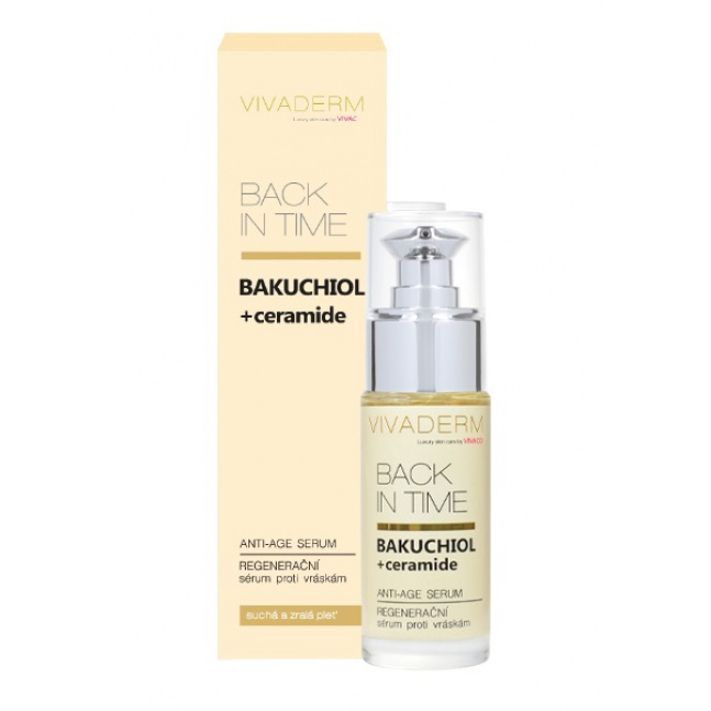 VIVACO Anti-age sérum BAKUCHIOL + ceramide BACK IN TIME 30 ml