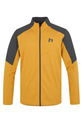 Pánská outdoorová mikina Hannah ENGE harvest gold/asphalt mel