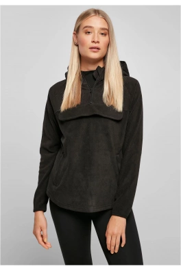 Dámská mikina s kapucí Polar Fleece černá