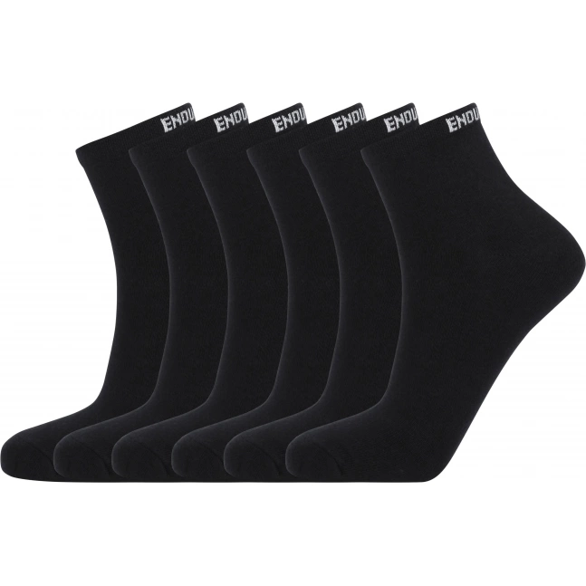 Unisex ponožky Endurance Ibi Quarter Socks 6-Pack