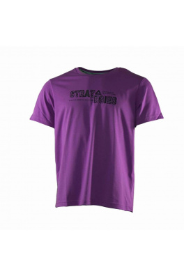 Peak peak round neck t shirt gorgeous purple