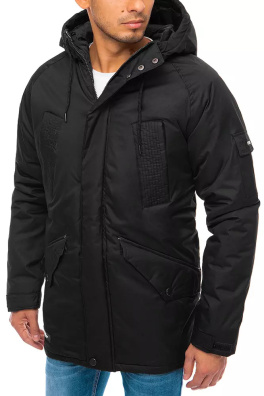 Černá pánská zimní bunda Dstreet TX3867