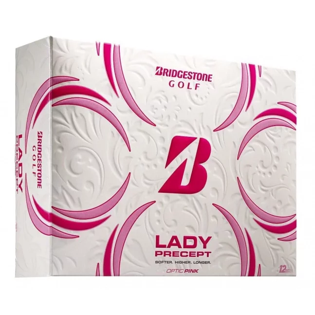 Dámské golfové míčky Precept Lady Pink 3ks