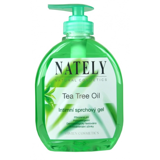 VIVACO NATELY Intimní sprchový gel s Tea Tree Oil 300 ml