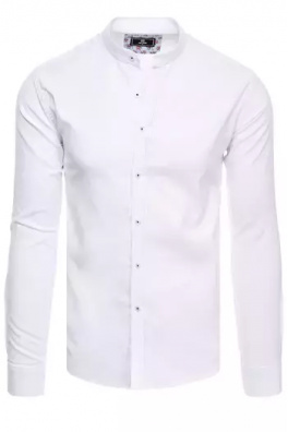 Pánská elegantní bílá košile Dstreet DX2324