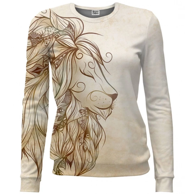 Women Fit Golden Lion