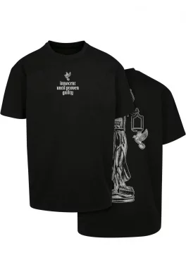 Tričko Justice Oversize černé