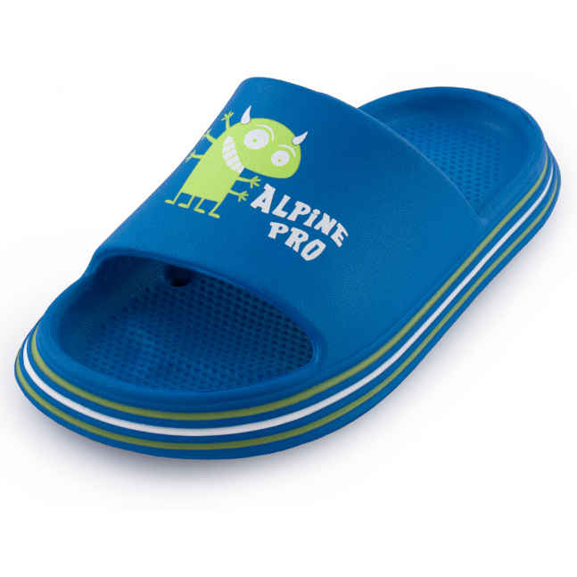 Dětské obuv letní ALPINE PRO LARINO electric blue lemonade