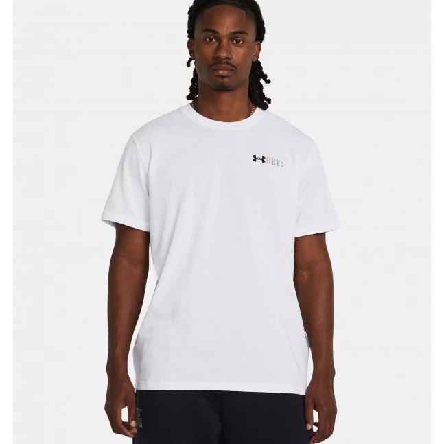 Pánské tričko Under Armour HW LC LOGO REPEAT SS