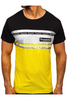 Pánské tričko s potiskem KS1959 - žlutá,
