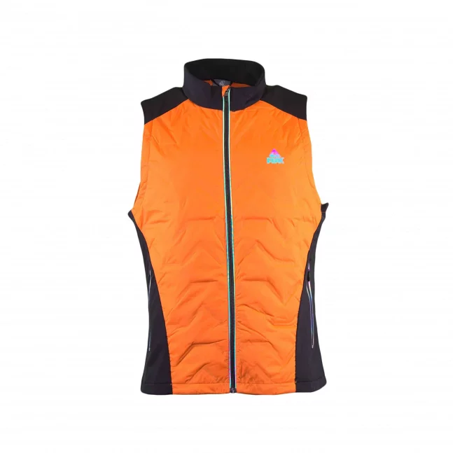 Peak peak down waistcoat orange